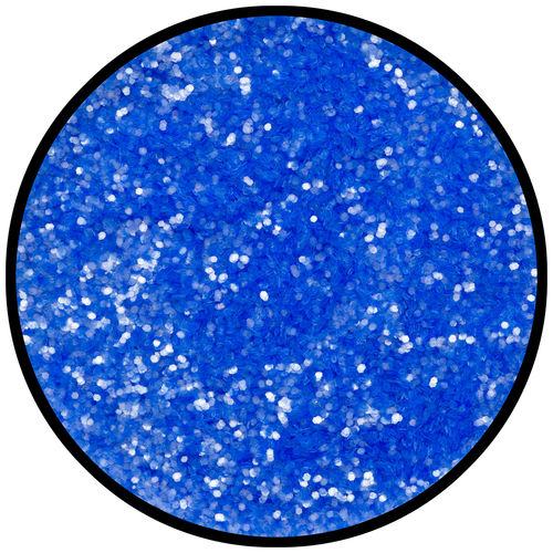 Eulenspiegel Polyester Streuglitzer Meeresblau
