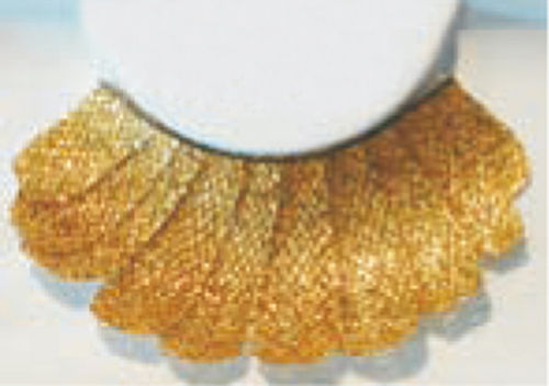 Eulenspiegel Wimpern Goldene Federn