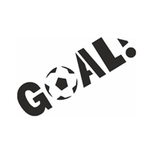 Eulenspiegel Selbstklebe-Schablone Goal