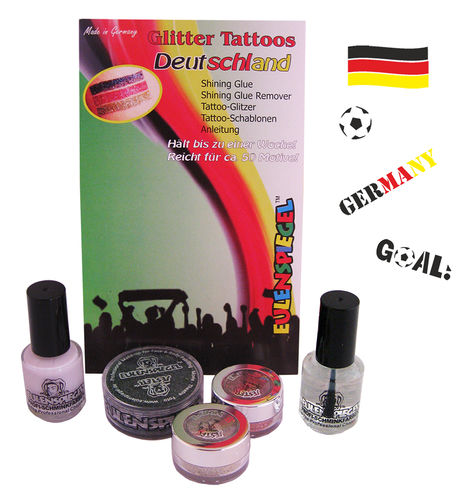 Eulenspiegel Glitter Tattoo-Set Deutschland