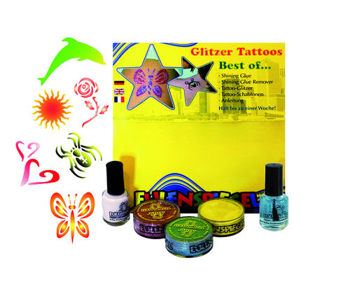 Eulenspiegel Glitter Tattoo-Set Best of... XL