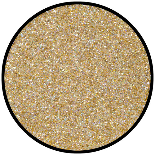 Eulenspiegel Tattoo-Glitter Gold Juwel