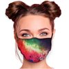 Alltagsmaske Multicolor Motiv Galaxy Weltall waschbar