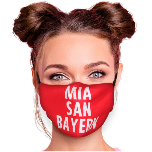 Alltagsmaske Mia san Bayern waschbar